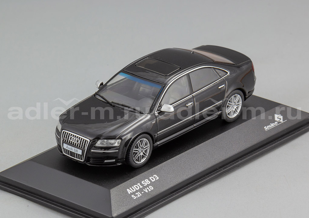 SOLIDO 1:43 Audi S8 (D3) - 2010 (black) S4313301