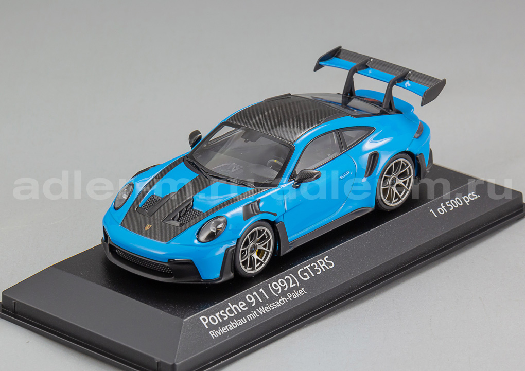 MINICHAMPS 1:43 Porsche 911 (992) GT3RS - 2024 (blue) 410062107