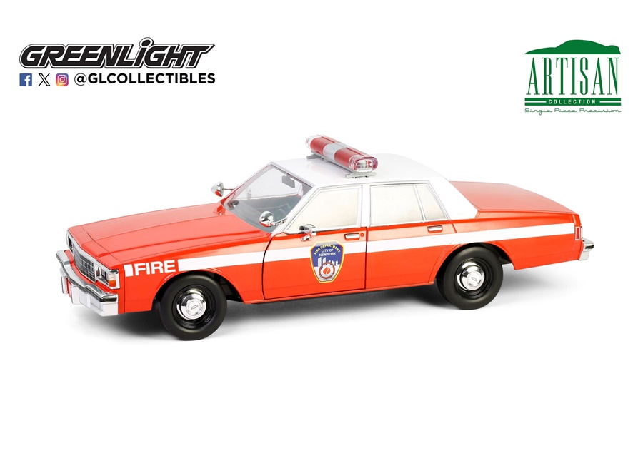 GREENLIGHT 1:18 Chevrolet Caprice 9C1 "Fire Department City of New York" (FDNY) - 1987 19141