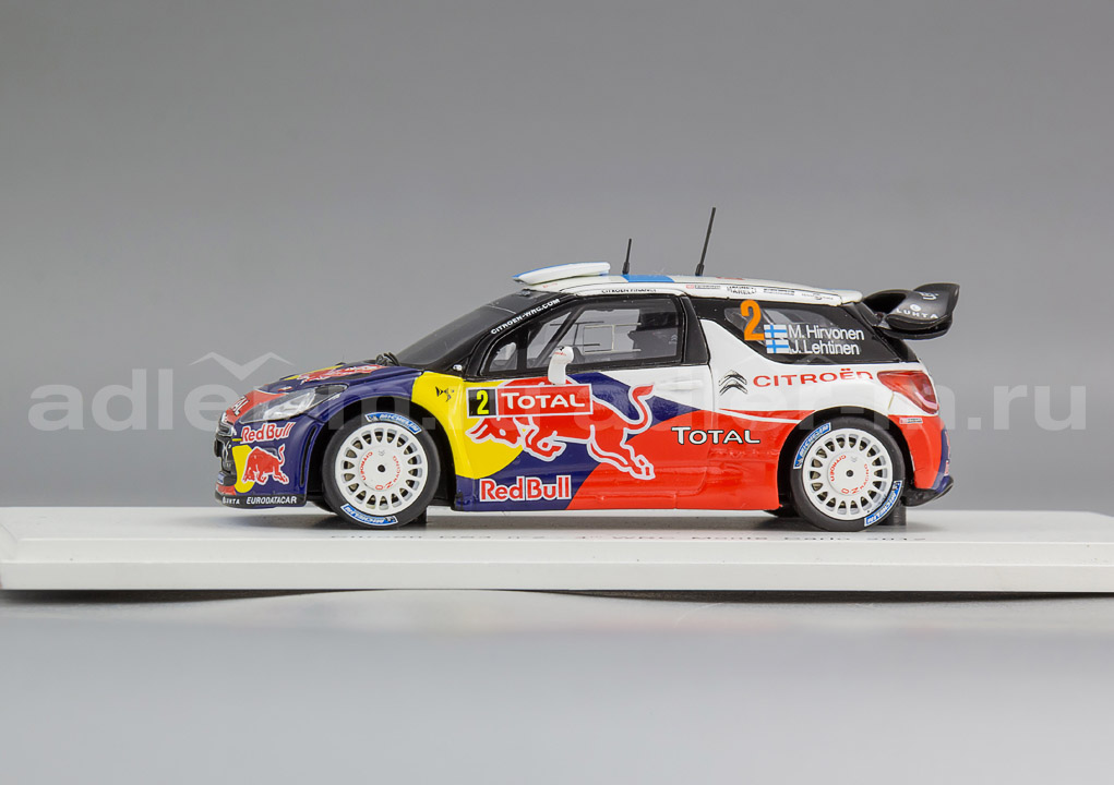 SPARK 1:43 Citroen DS3 WRC #2 4th Monte Carlo 2012 Hirvonen - Lehtinen S3327