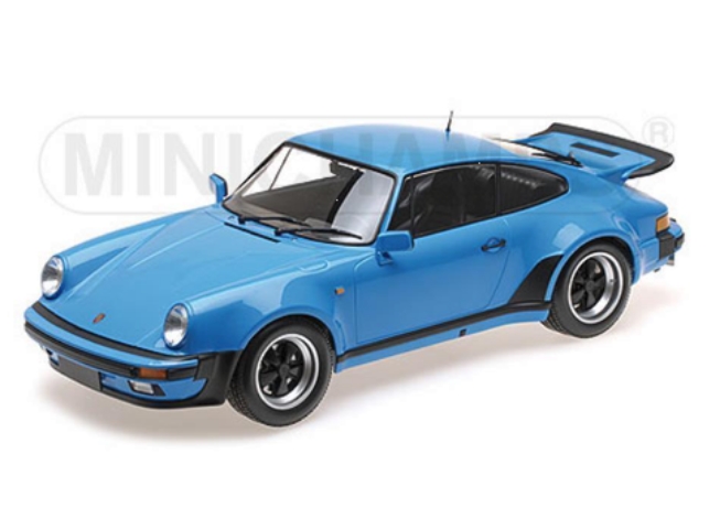 MINICHAMPS 1:12 Porsche 911 Turbo - 1977 (blue) 125066111