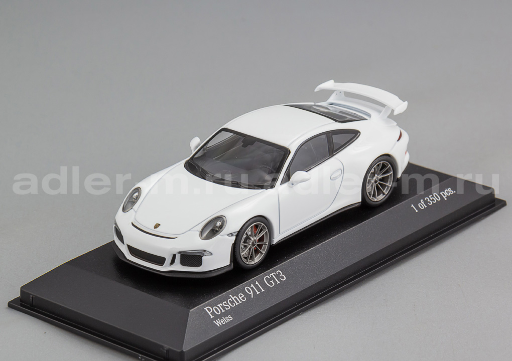MINICHAMPS 1:43 Porsche 911 (991) GT3 - 2012 (white) 410062026