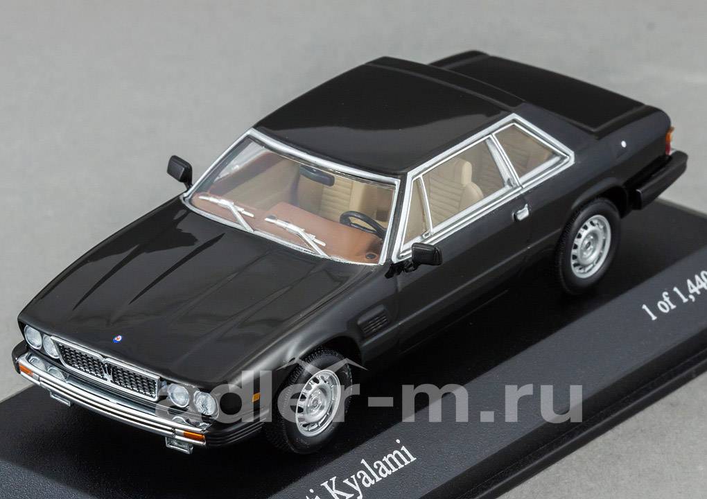 MINICHAMPS 1:43 Maserati Kyalami 1982 (black) 400123960