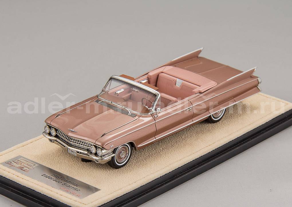 GLM (STAMP MODELS) 1:43 Cadillac Eldorado Biarritz (открытый) - 1961 (topase met) STM61005