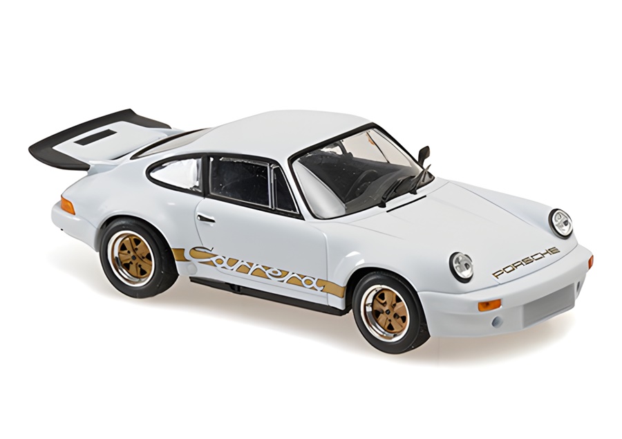 MINICHAMPS (MAXICHAMPS) 1:43 Porsche 911 Carrera RS 3.0 - 1974 (white / gold) 940063120