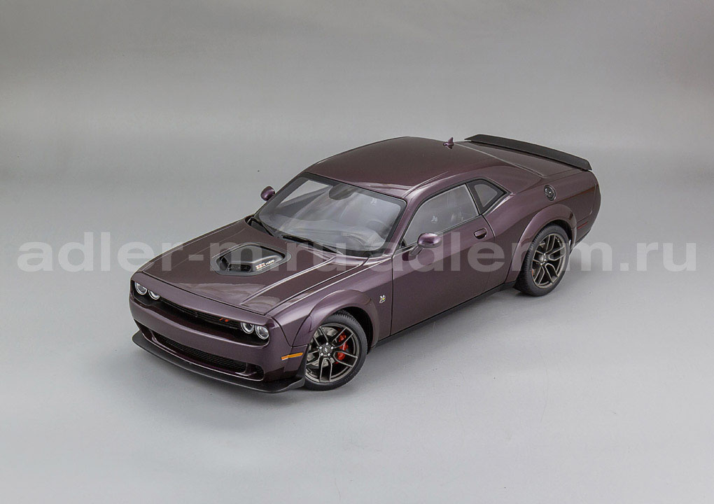 AUTOART 1:18 Dodge Challenger R/T Scat Pack Shaker Widebody - 2022 (hellraisin) 71771