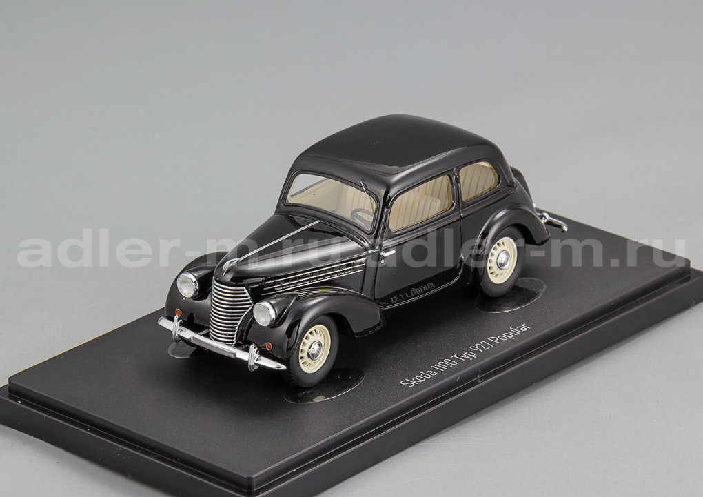 AUTOCULT 1:43 Skoda 1100 Type 927 Popular - 1938 (black) ATC90187