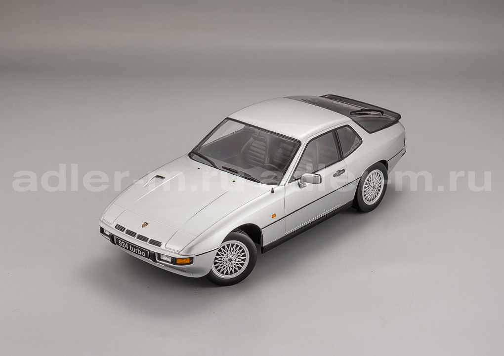 KK SCALE 1:18 Porsche 924 Turbo - 1986 (silver) KKDC180901