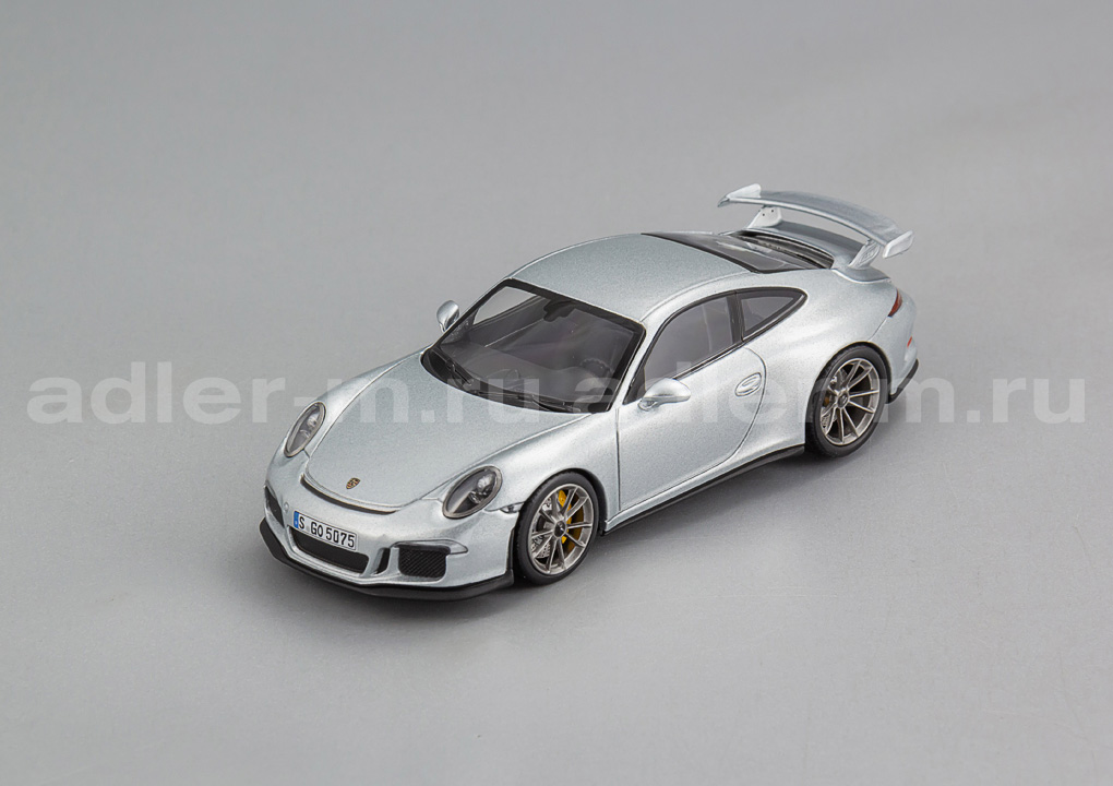 MINICHAMPS 1:43 Porsche 911 (991) GT3 Sport Auto - 2012 (silver) 410062025