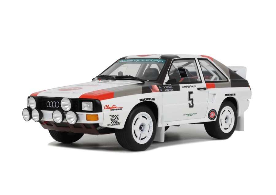 OTTO MOBILE 1:18 Audi Sport Quatro - J. Buffum Olympus Rally 1986 OT1159