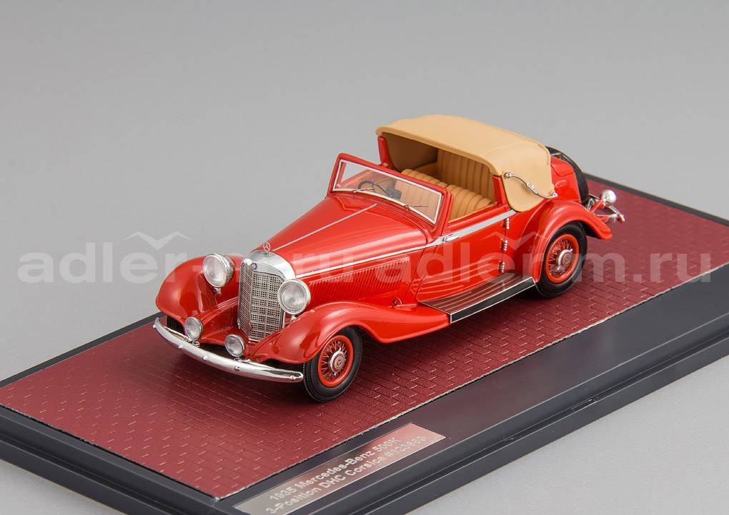 MATRIX 1:43 Mercedes-Benz 500K DHC by Corsica - 1935 open (red) MX41302-151