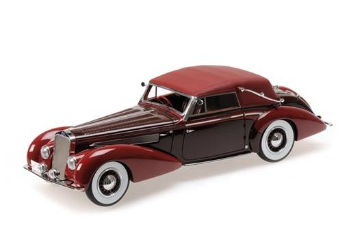 MINICHAMPS 1:18 Delage D8-120 Cabriolet 1939 (red / black) 107115130