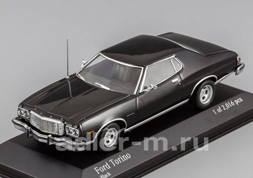 MINICHAMPS 1:43 Ford Torino GT 1975 (black) 400085201