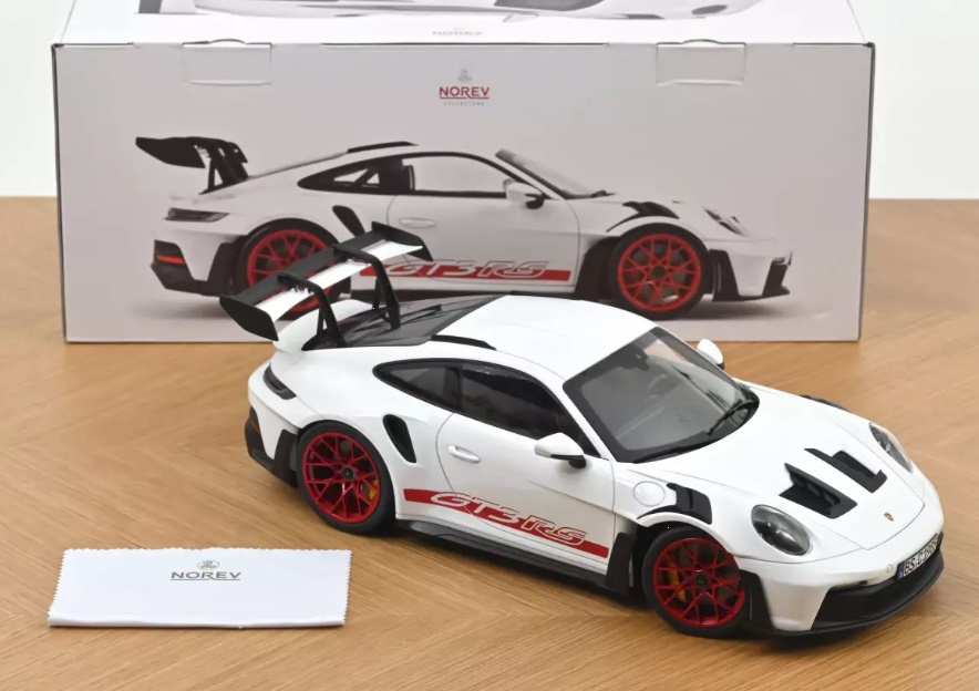NOREV 1:12 Porsche 911 GT3 RS - 2022 (white / red) 127530