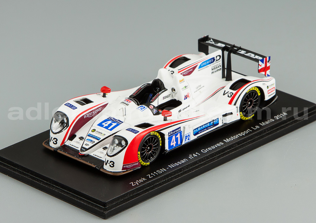 SPARK 1:43 Zytek Z11SN - Nissan #41 Le Mans 2014 Greaves Motorsport M. Munemann - A. Latif - J. Winslow S4220