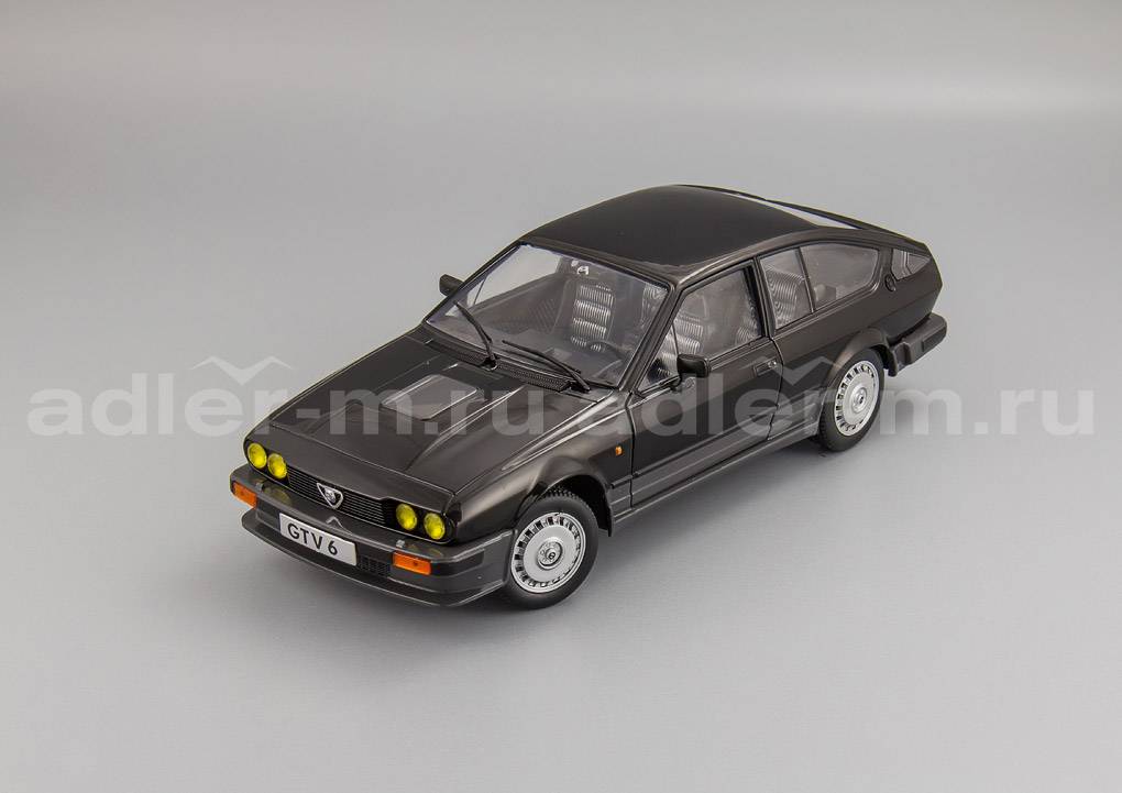 SOLIDO 1:18 Alfa Romeo GTV6 - 1984 (black) S1802302