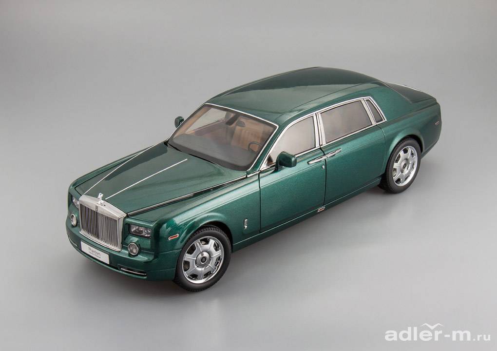 KYOSHO 1:18 Rolls-Royce Phantom EWB - 2003 (brooklands green) 08841BG
