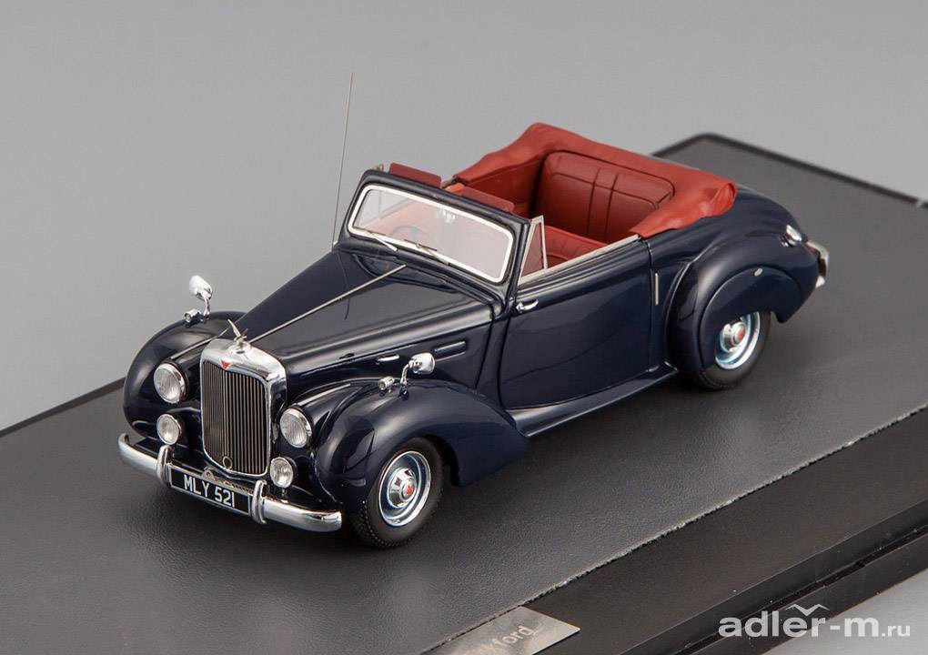 MATRIX 1:43 Alvis TA21 Tickford Drophead 1952 (blue) MX10105-021
