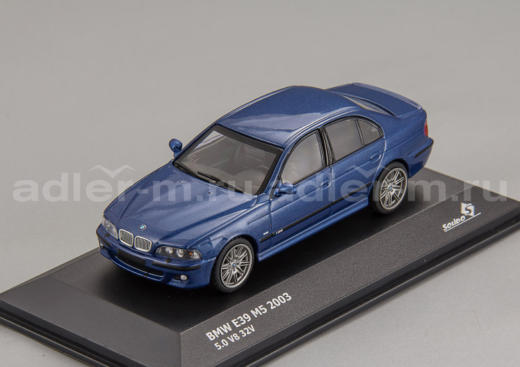 SOLIDO 1:43 BMW M5 (E39) 5.0 V8 32V (blue met) S4310501