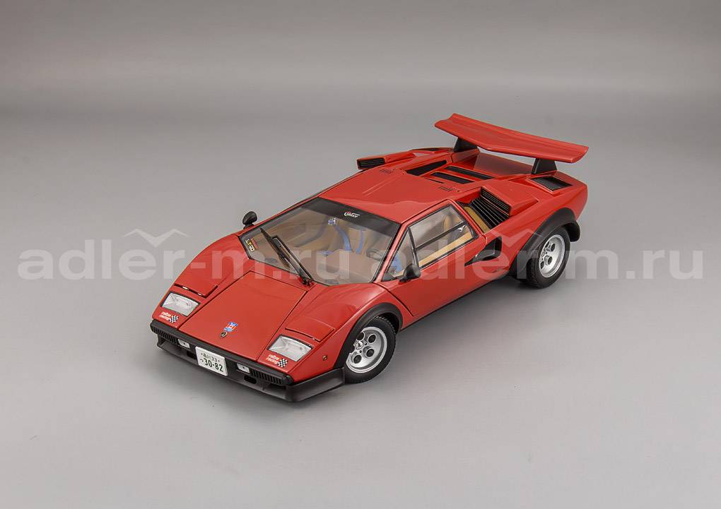 KYOSHO 1:18 Lamborghini Countach Walter Wolf (red) 08320A-2