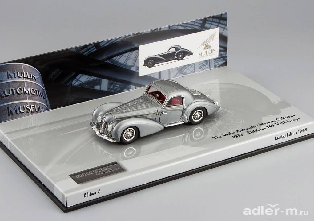 MINICHAMPS 1:43 Delahaye Type 145 Coupe 1938 437116120