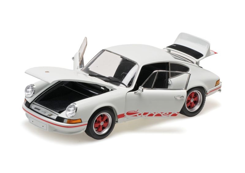 MINICHAMPS 1:18 Porsche 911 Carrera RS - 1972 (white / red) 100066021