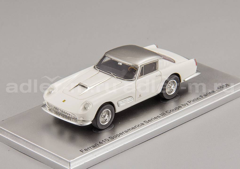KESS SCALE MODELS 1:43 Ferrari 410 Superamerica Series III Pininfarina - 1958 (white) KE43056132