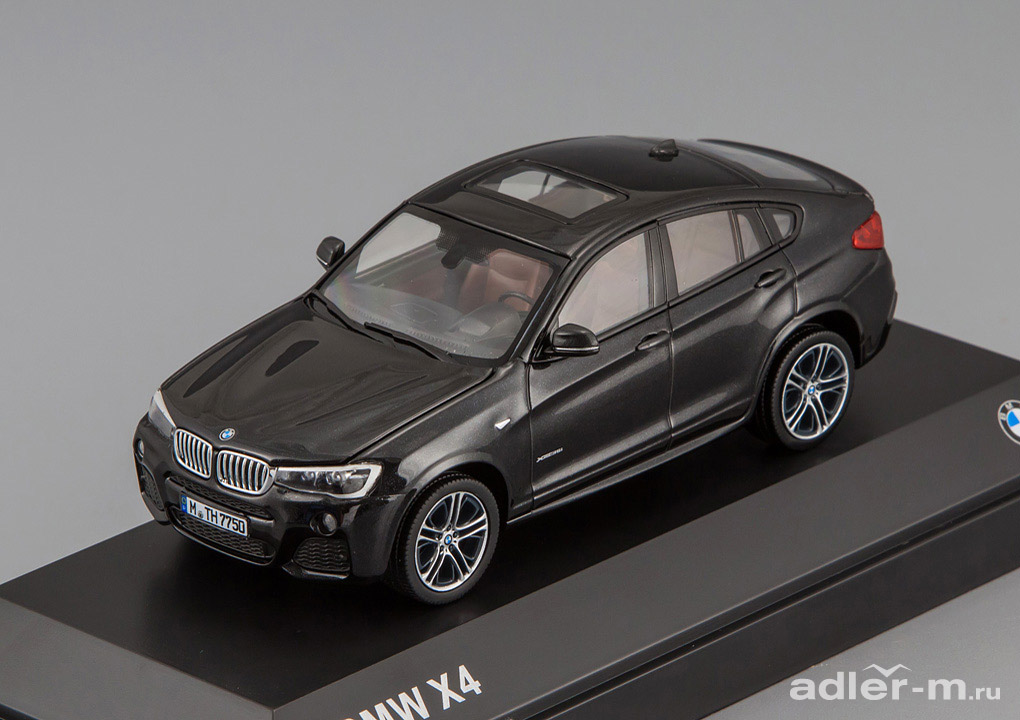 HERPA 1:43 BMW X4 2015 [с открывающимися элементами] (black) 80422348788
