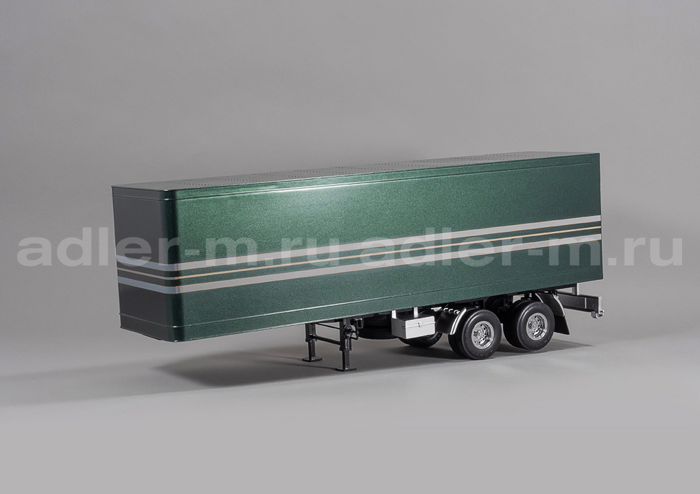 ROAD KINGS 1:18 Truck Trailer (dark green / silver) RK180165