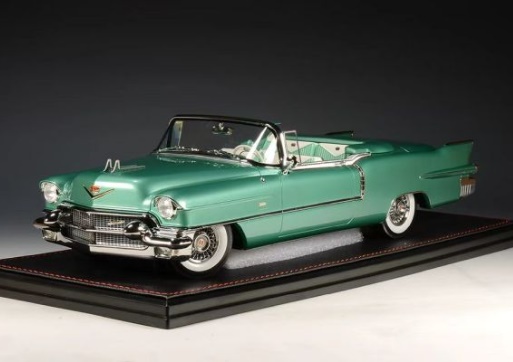 GLM + STAMP MODELS 1:18 Cadillac Eldorado Biarritz Open roof - 1956 (emerald green) STM1956005