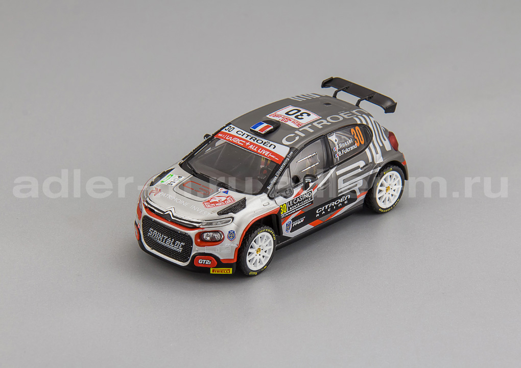 IXO 1:43 Citroen C3 Rally 2 #30 Rossel/Fulcrand 11 место Rally Monte Carlo 2021 RAM792