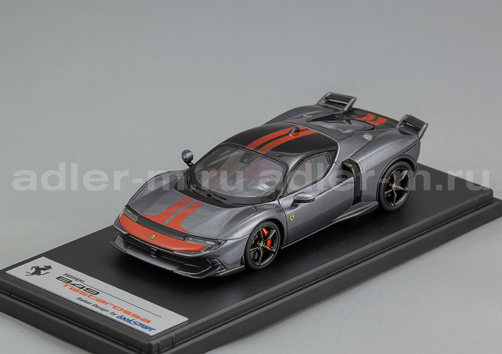 LOOKSMART 1:43 Ferrari 849 Testarossa (Grigio GTS Assetto Fiorano) LS562H