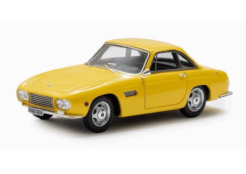ESVAL MODELS 1:43 Osca 1600 GT coupe by Fissore - 1961 (yellow) EMEU43009C