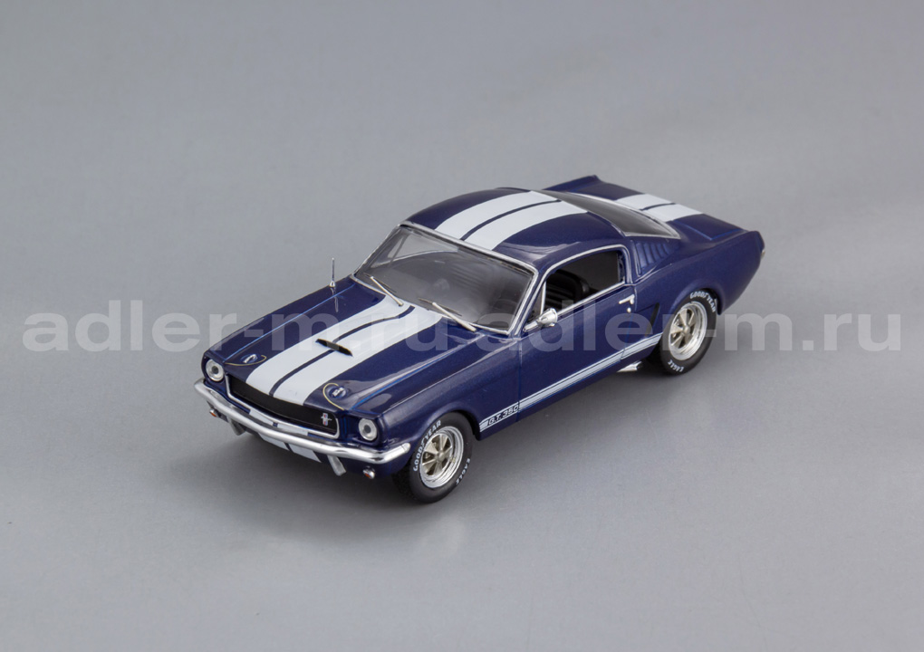 IXO 1:43 Ford Mustang Shelby GT 350 (1965) (dark blue /white) CLC613