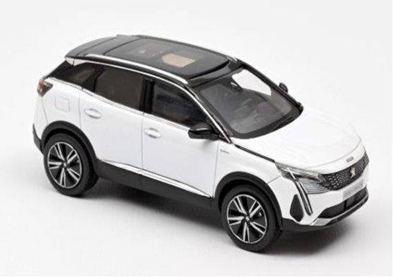 NOREV 1:43 Peugeot 3008 GT Hybrid4 (кроссовер) - 2020 (pearl white) 473920