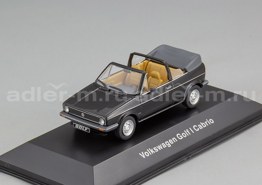 IXO 1:43 Volkswagen Golf I Cabrio (1979-1993) (black) AM004VW