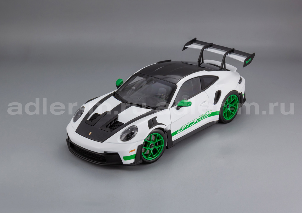 NOREV 1:18 Porsche 911 GT3 RS "Tribute to Carrera RS" (992) - 2022 (White/Python Green) 187372