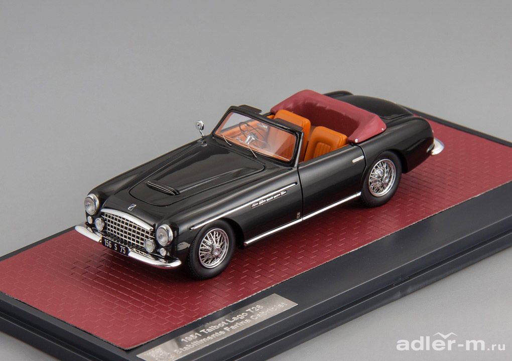 MATRIX 1:43 Talbot Lago T26 Stabilimente Farina Cabriolet 1951 (black) MX51904-021