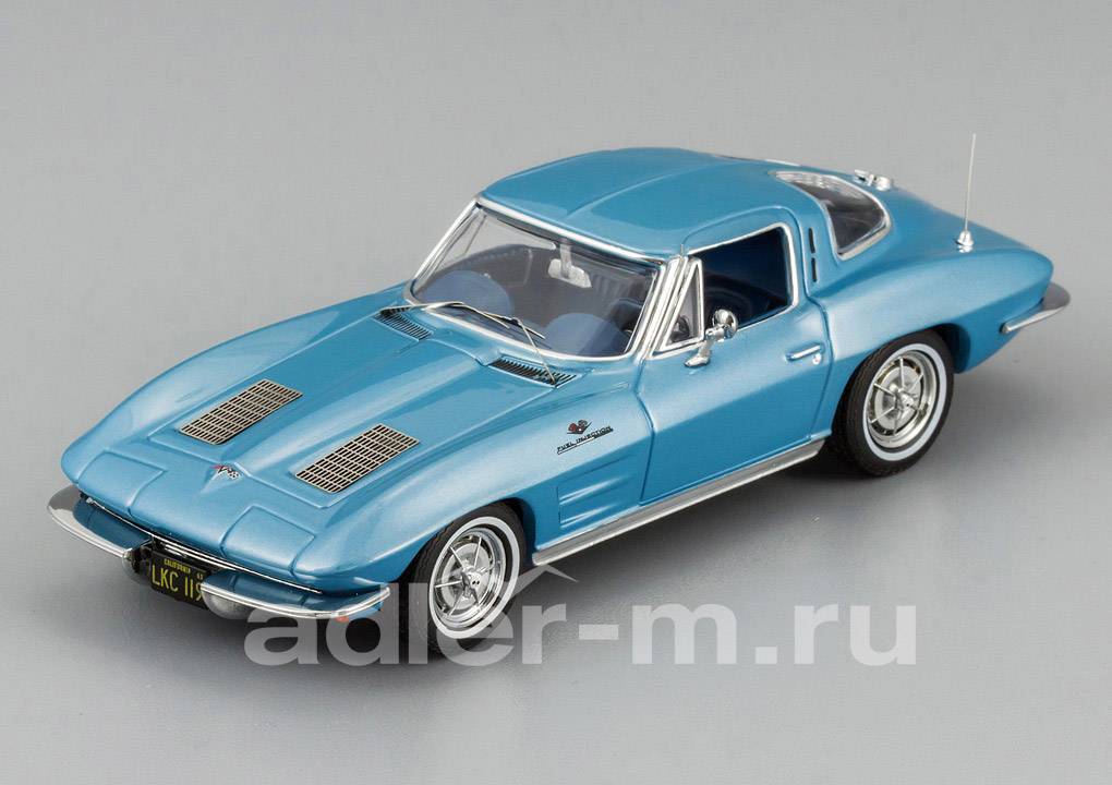 IXO 1:43 Chevrolet Corvette Stingray 1963 (blue) CLC198