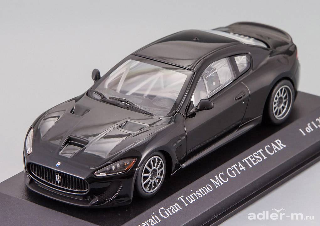 MINICHAMPS 1:43 Maserati Granturismo MC GT4 2010 (black) 400101202
