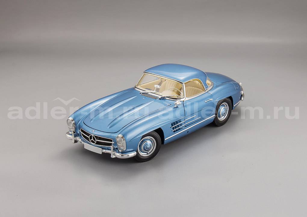 MINICHAMPS 1:18 Mercedes-Benz 300 SL Roadster (W198) - 1958 (blue met) 180039042