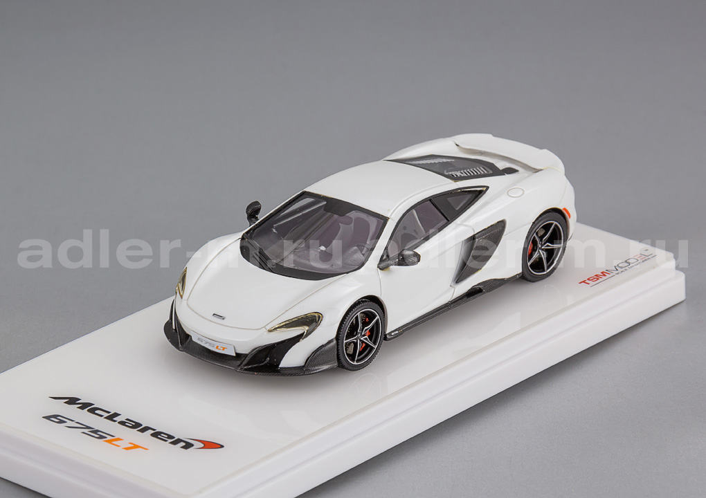 TRUESCALE MINIATURES 1:43 McLaren 675LT LHD (silica white) TSM154367