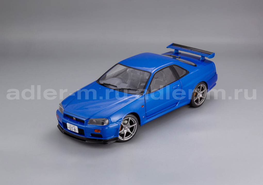 SOLIDO 1:18 Nissan Skyline GT-R (R34) - 1999 (bayside blue) S1804301