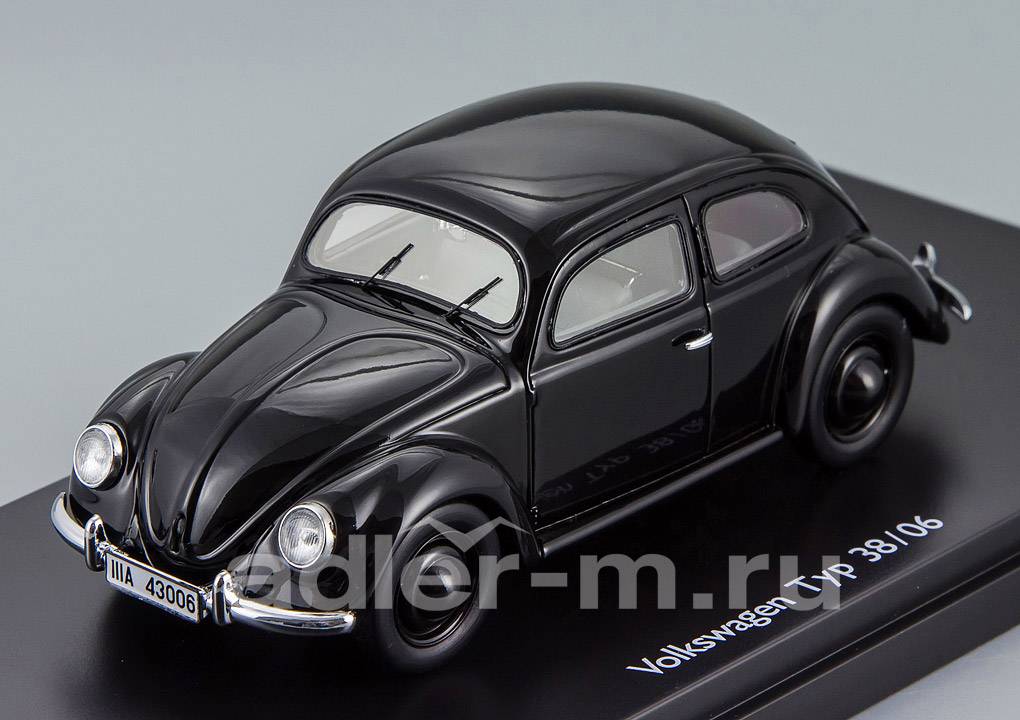 SCHUCO 1:43 Volkswagen Typ 38/06 1938 (black) 45 088 9000