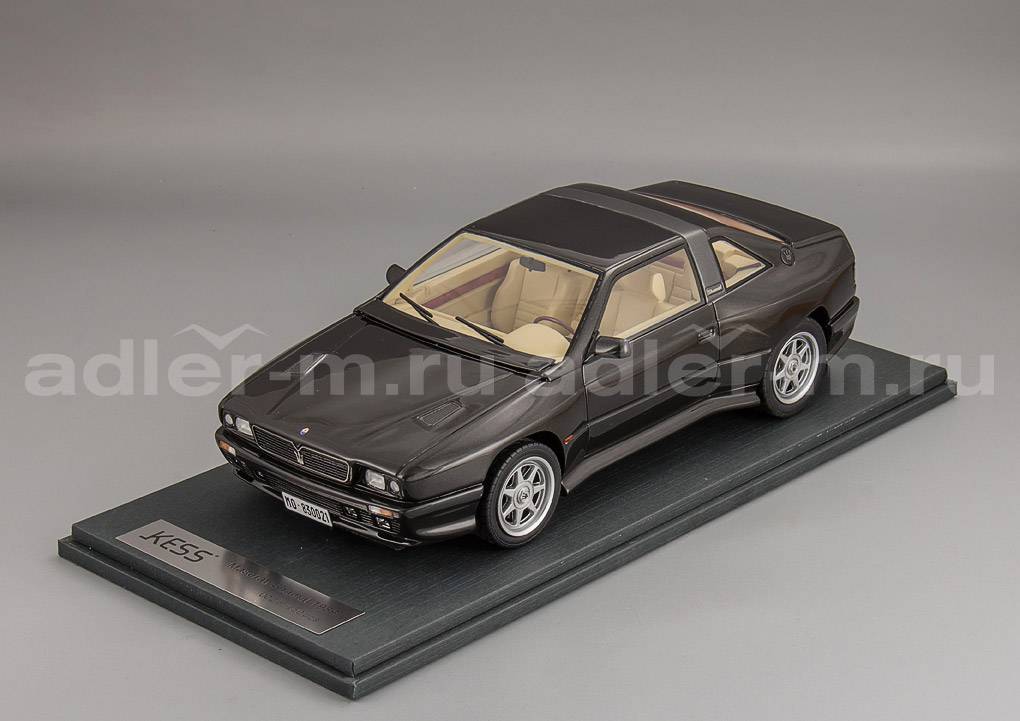 KESS SCALE MODELS 1:18 Maserati Shamal - 1989 (black) KE18003B