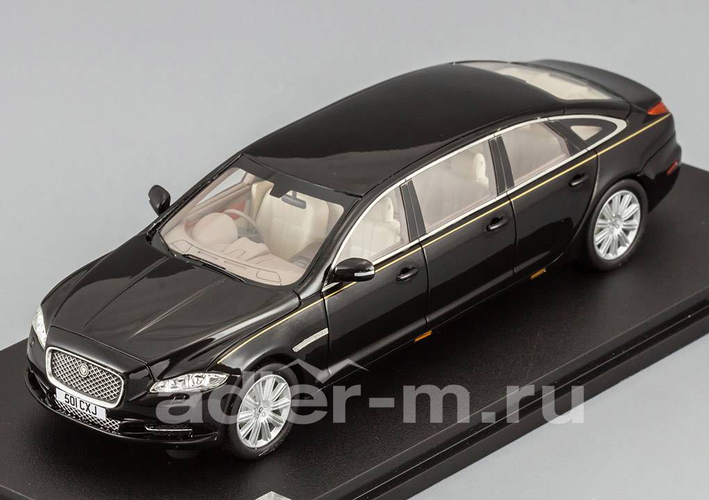 GLM 1:43 Jaguar XJ (XJ351) 6-door Limousine by Wilcox Eagle (black) GLM43213601
