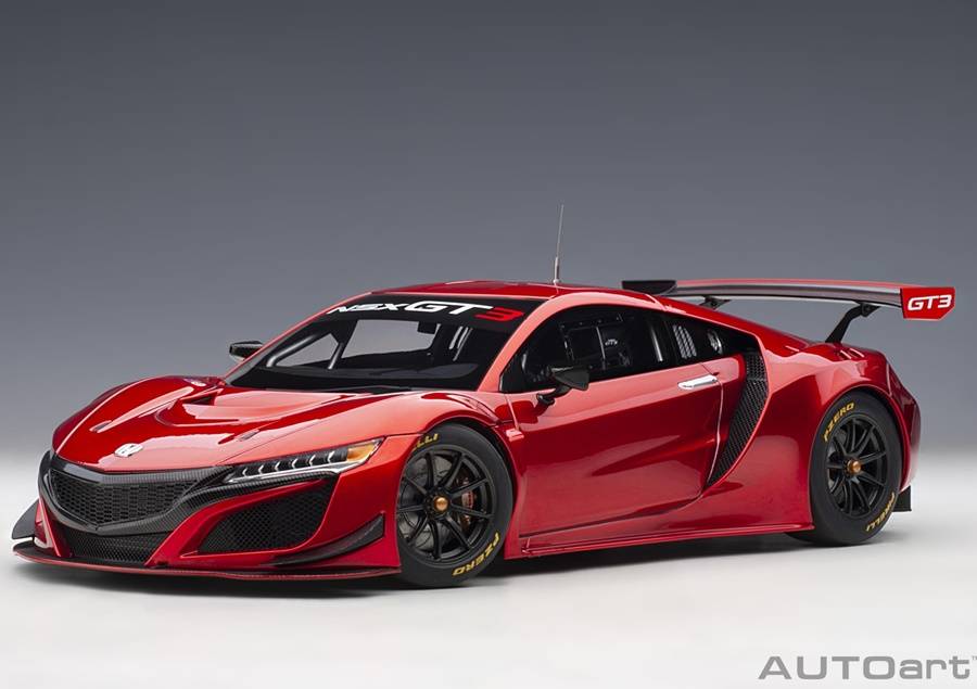 AUTOART 1:18 Honda NSX GT3 2018 (hyper red) 81895