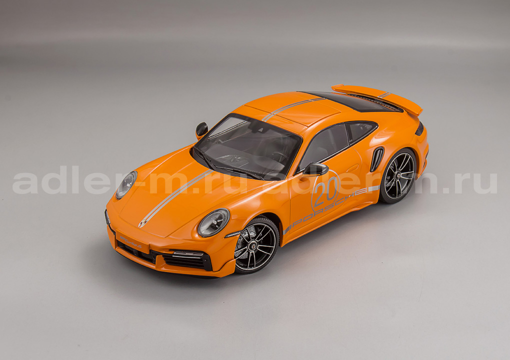 MINICHAMPS 1:18 Porsche 911 (992) Turbo S Coupe Sport Design - 2021 (orange) 155069171