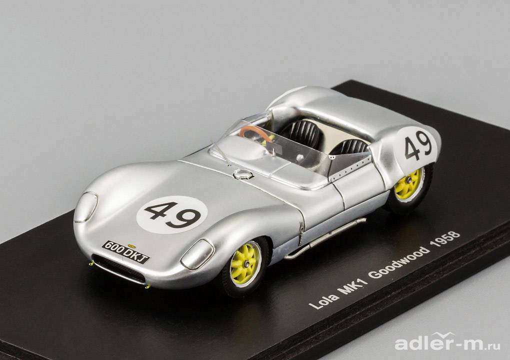 SPARK 1:43 Lola MKI #49 Goodwood 1958 E. Broadley S1127