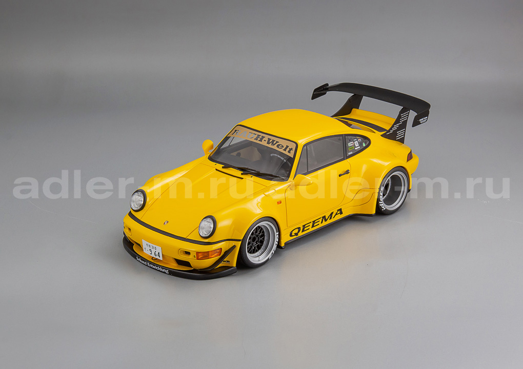 GT SPIRIT 1:18 Porsche 911 RWB Qeema - 2024 (yellow) GT492